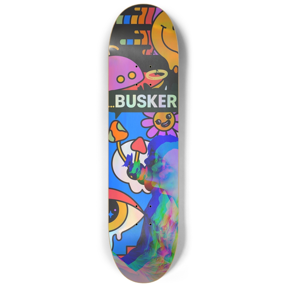 Butterfly Effect ...BUSKER 8.25 Skateboard (Holographic)