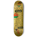 Golden Crowd ...BUSKER  9" Skateboard (Gold Finish)