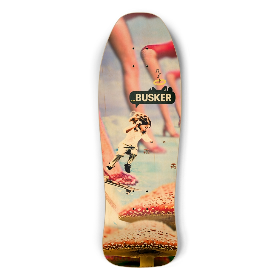 Drop In...BUSKER Shredder | Retro Skateboard |  (Natural)