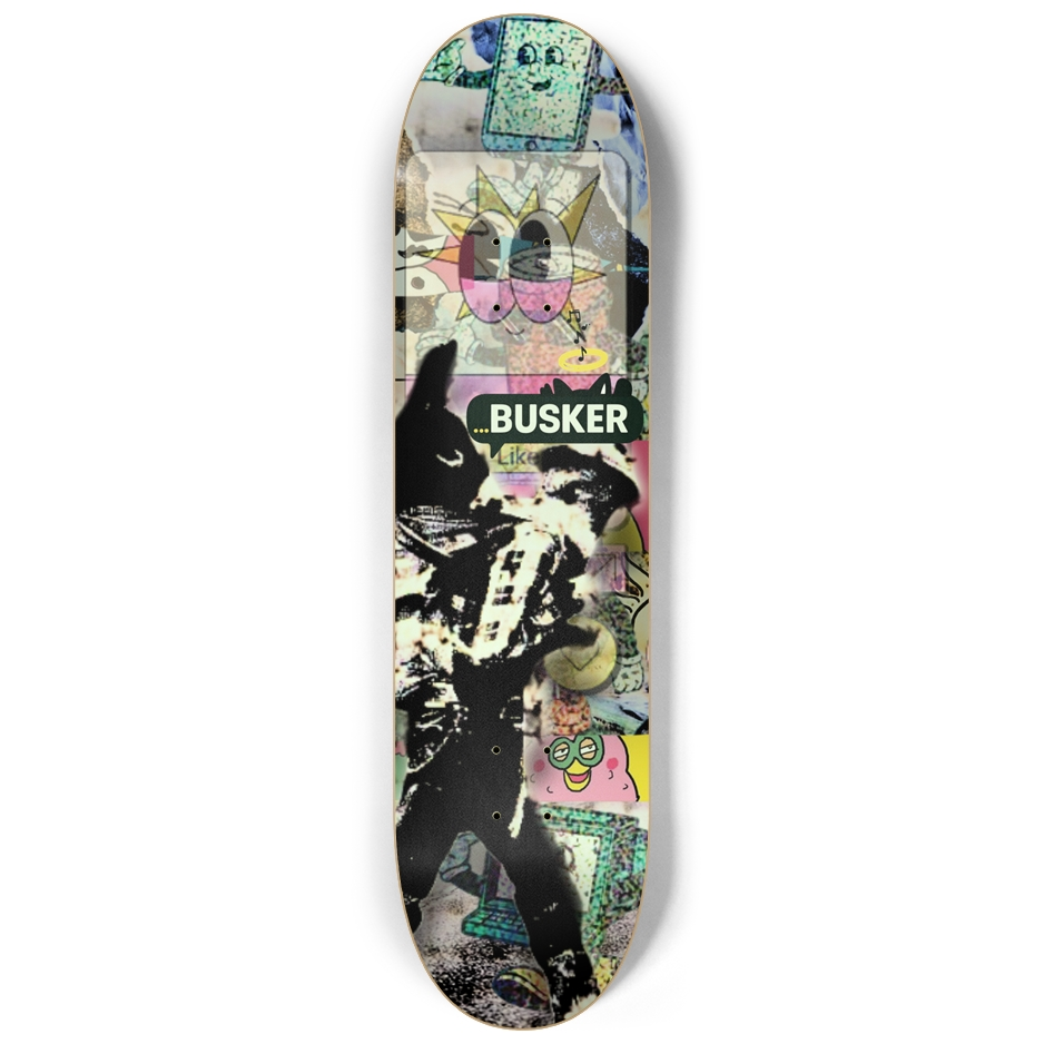 Platero y Yo | School of Social Detox...BUSKER 8.25" Skateboard (Glows-in-the-Dark)