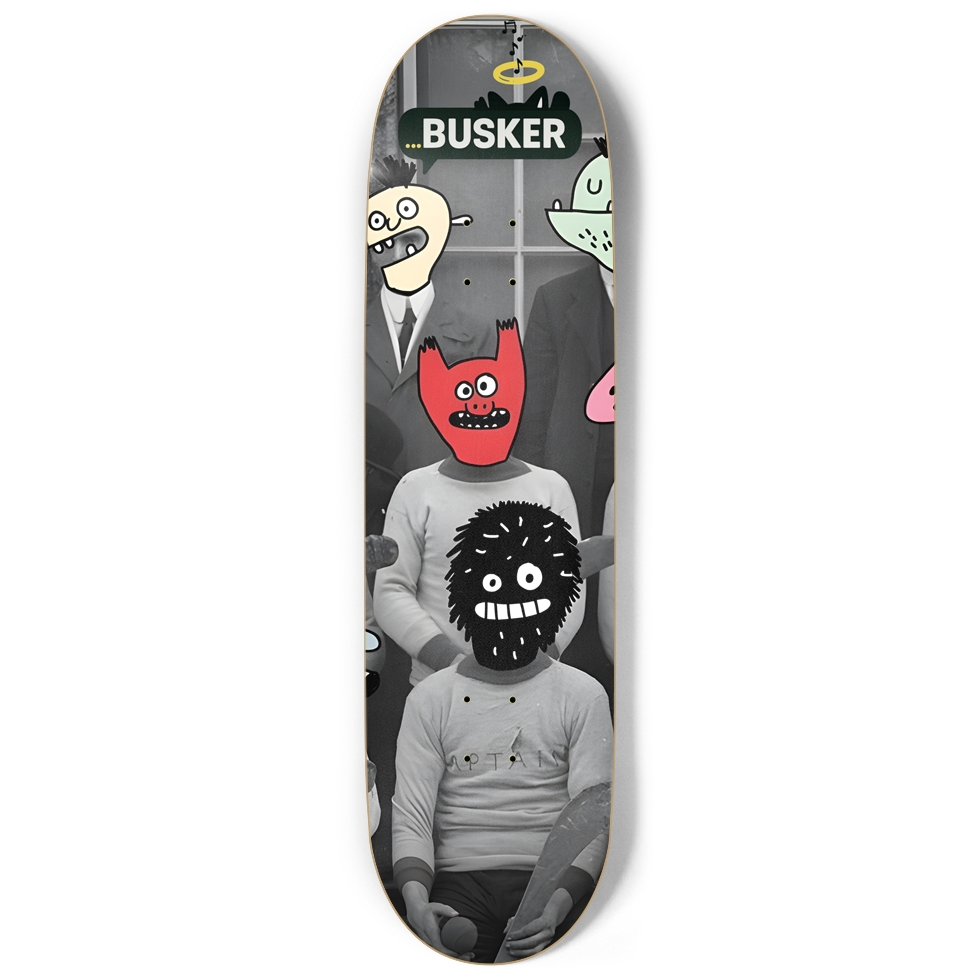 ...BUSKER Stick Ball 9" Skateboard