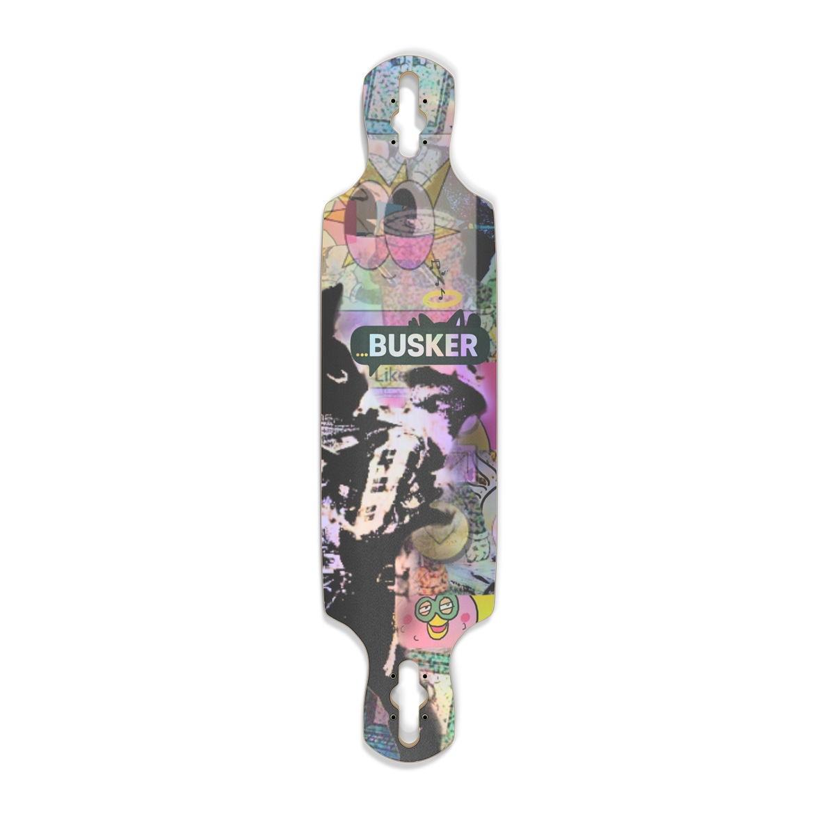 Platero y Yo | Social Detox...BUSKER Drop Through Longboard (Holographic)