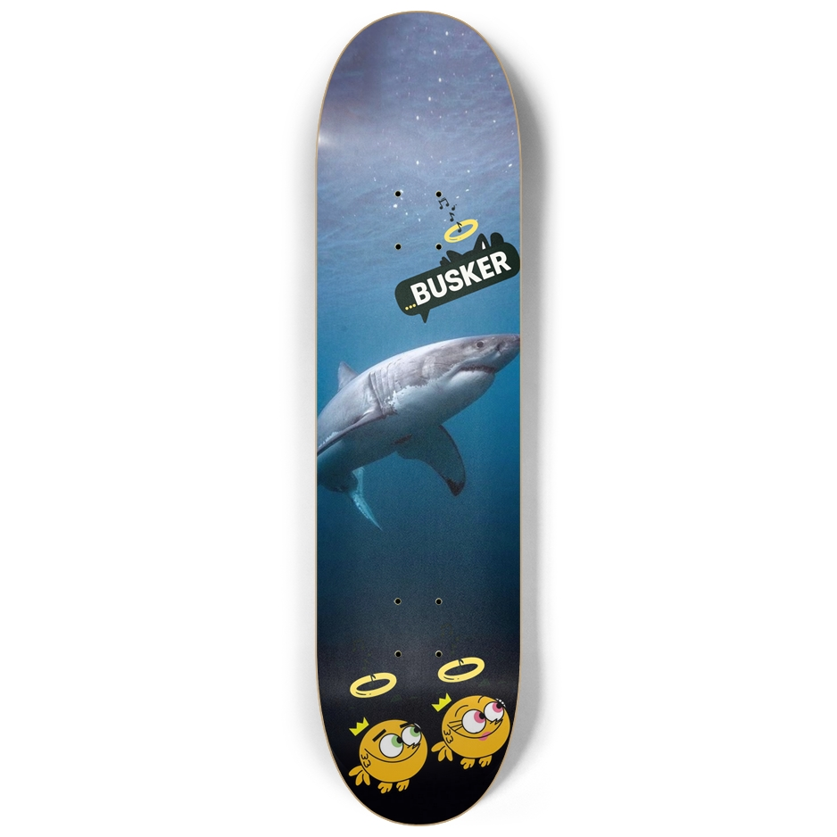 Fairly Odd Shark...BUSKER 8.25 Skateboard
