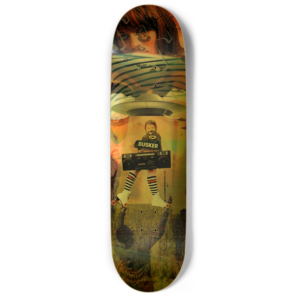 Coors Golden Speaker...BUSKER 9" Skateboard
