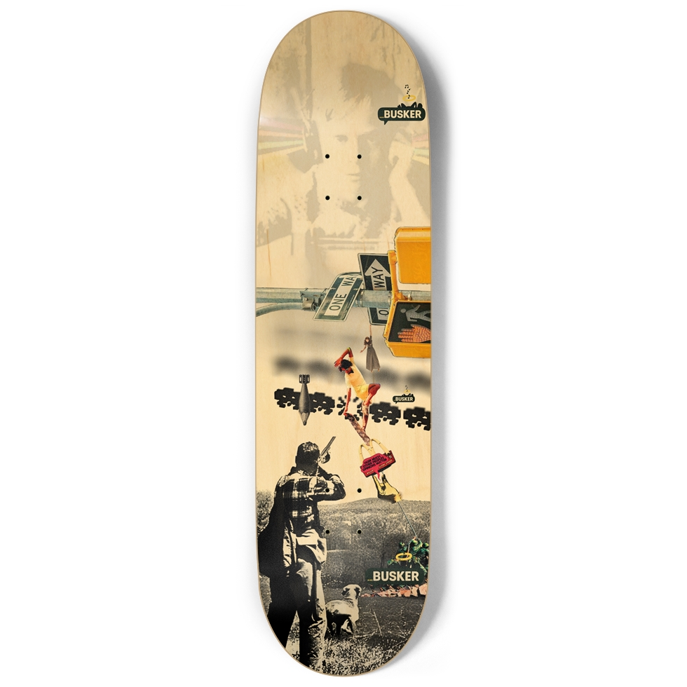 Holy Arch Asana...BUSKER 9" Skateboard (Natural)