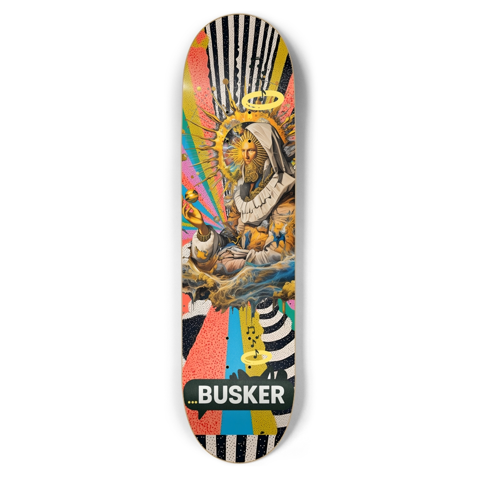 Sun God...BUSKER 8.5 Skateboard