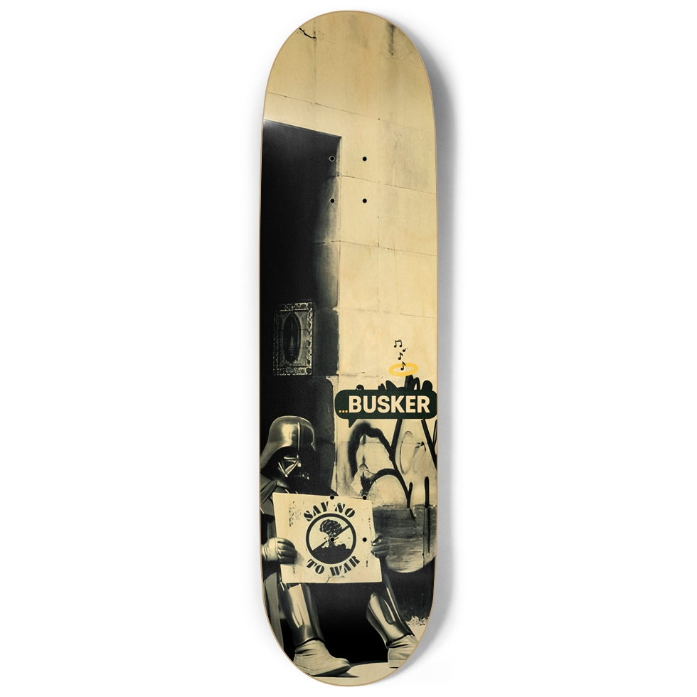 Vader ...BUSKER 9" Skateboard (Natural Finish)