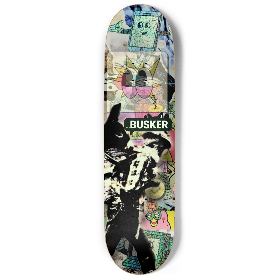 Platero y Yo | School of Social Detox...BUSKER 9" Skateboard (Glows-in-the-Dark)