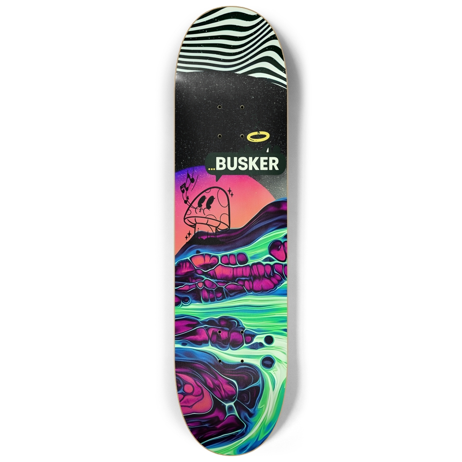 Glowing River ...BUSKER 8.25 Skateboard