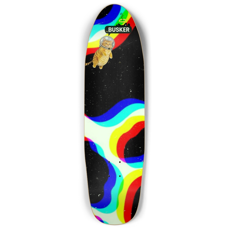 Glowing Space Cat...BUSKER Punk Nose Pool (Glows-in-the-Dark)