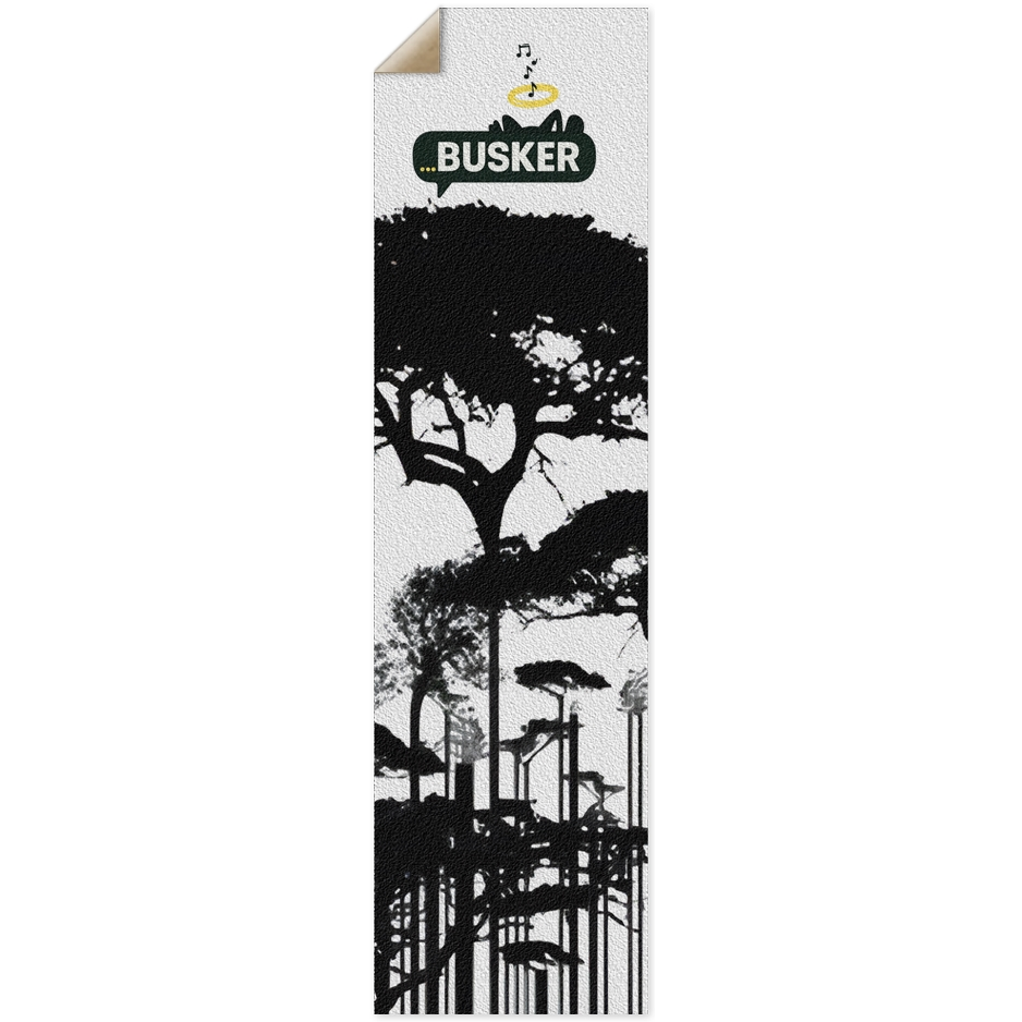 Tree Barcode...BUSKER 9x33 Griptape