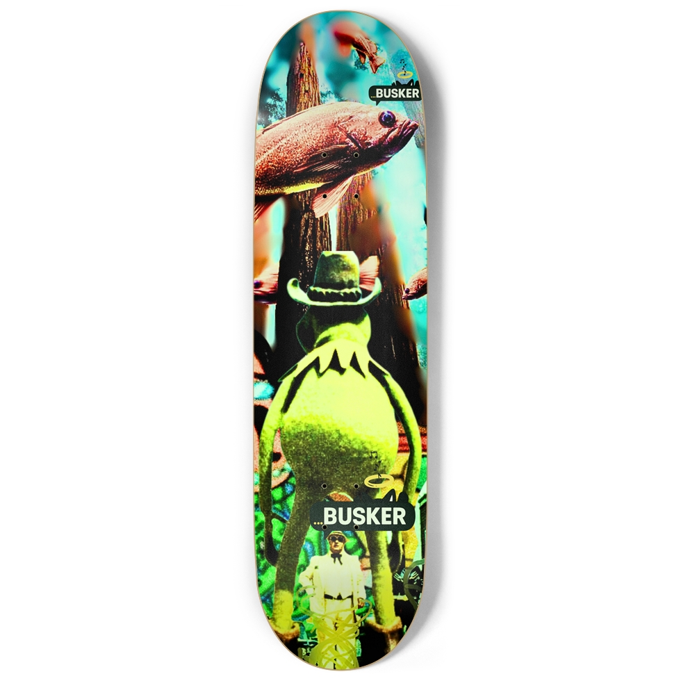 Glow Out...BUSKER 9" Skateboard (Glows-in-the-Dark)