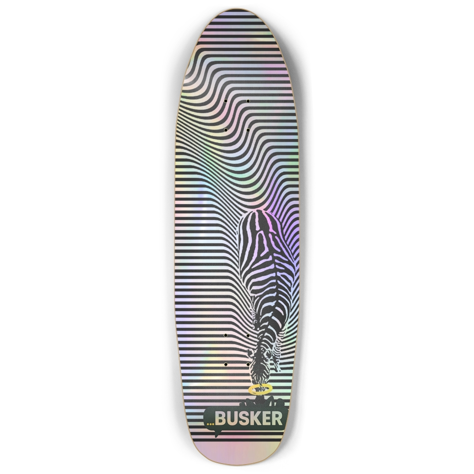 Zebra...BUSKER Punk Nose Pool (Holographic)