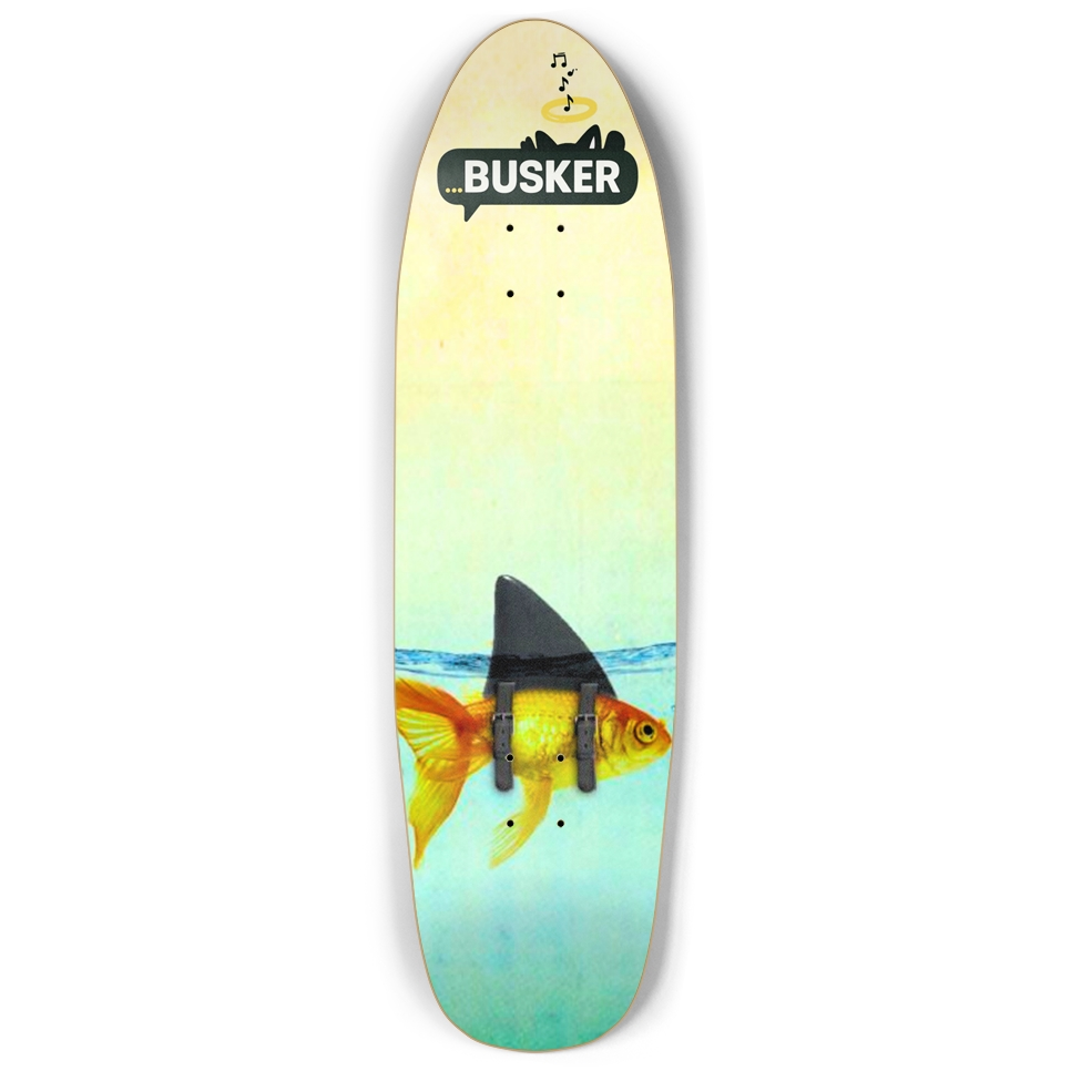Gold Fish...BUSKER Punk Nose Skateboard