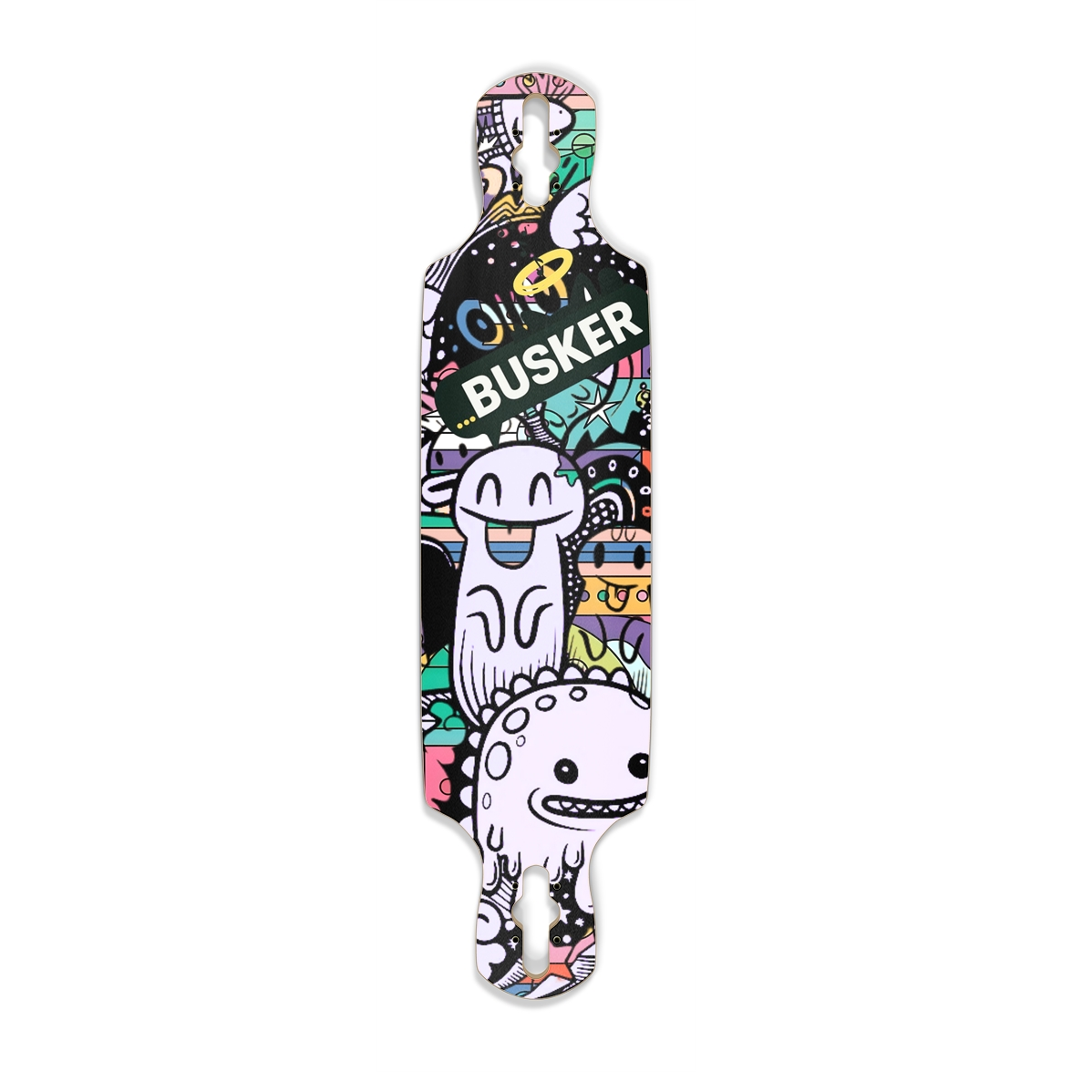 Dimensional Listeners ...BUSKER  Drop Through Longboard