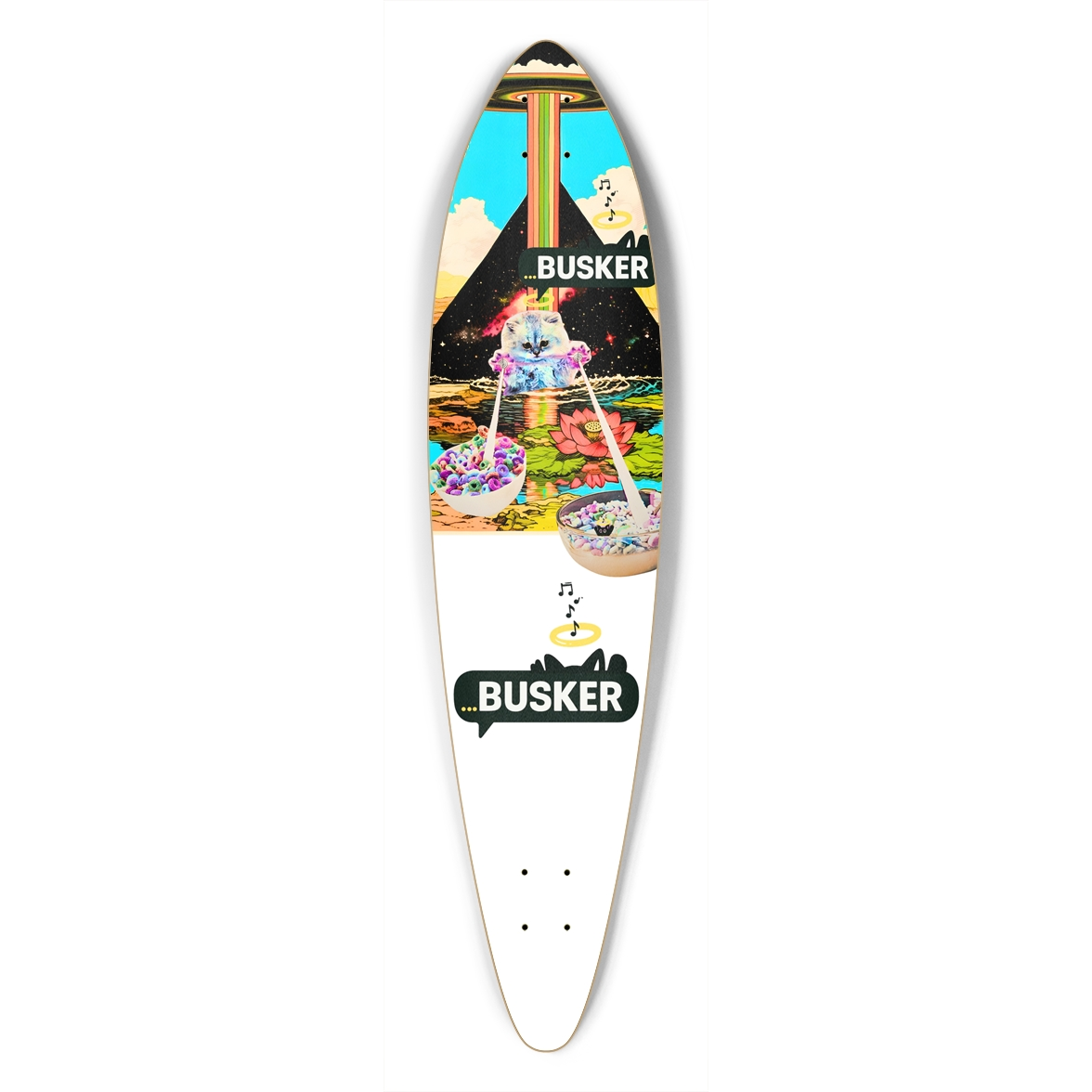 Krsna Cho Ku Rei Cereal...BUSKER Pintail Longboard
