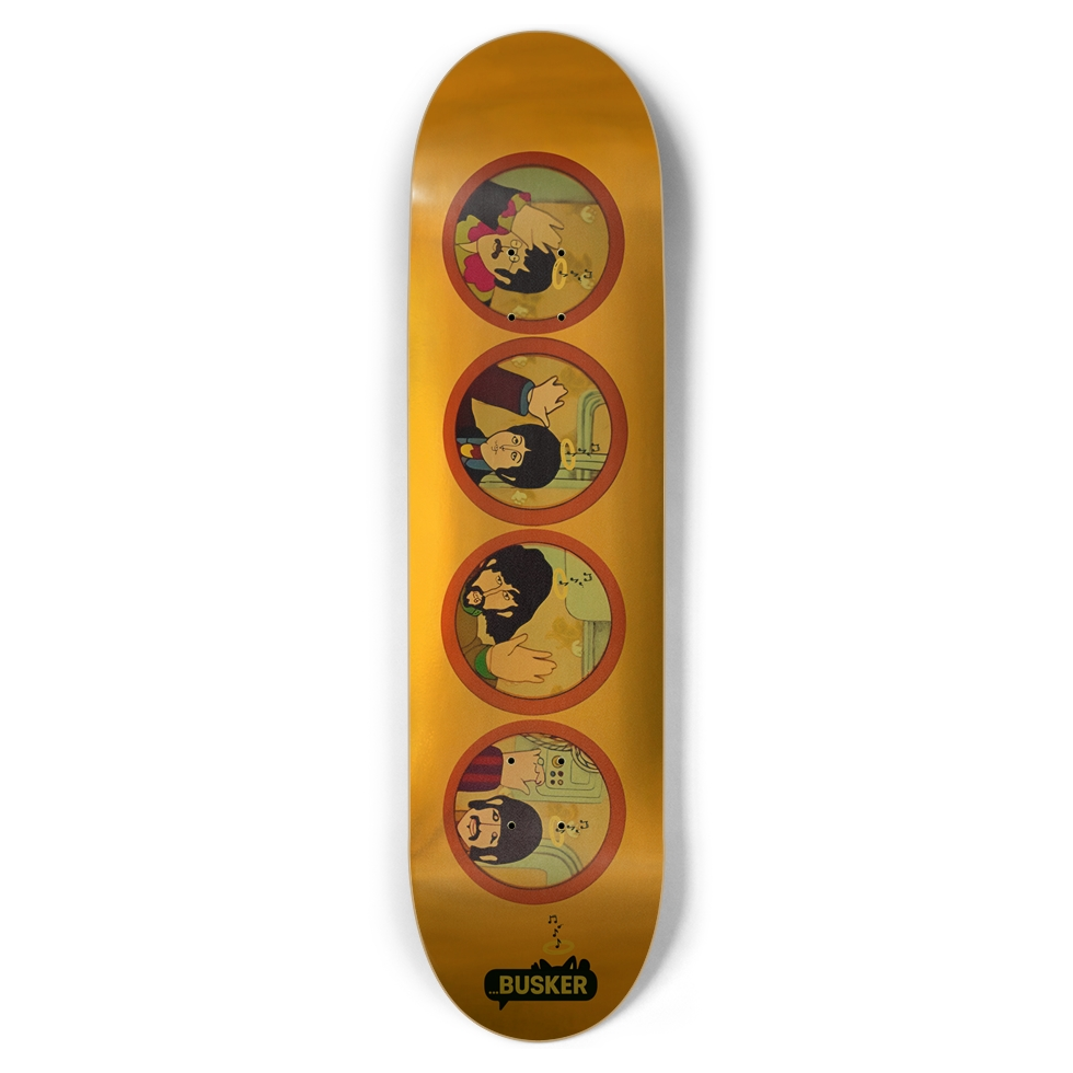 Golden Submarine...BUSKER 8.5 Skateboard