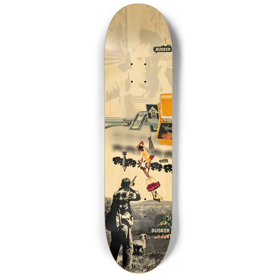 Holy Arch Asana...BUSKER 8.25" Skateboard (Natural)