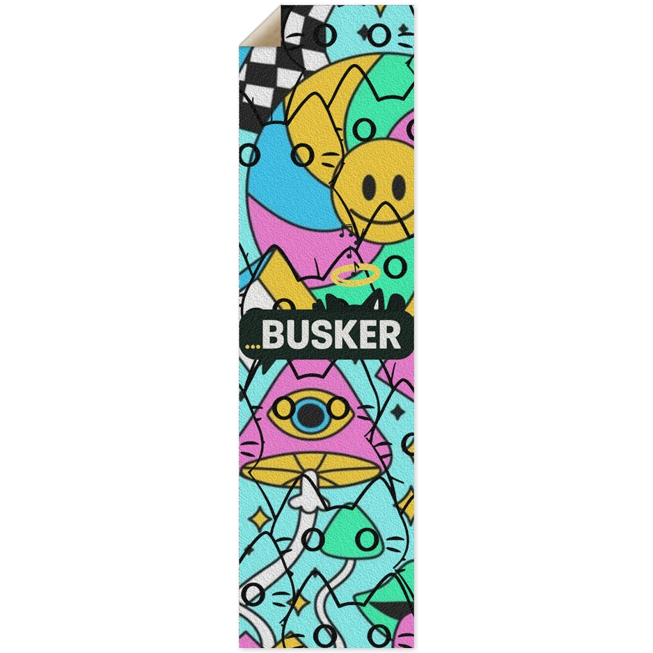 Invisible Cats...BUSKER 9x33 Griptape