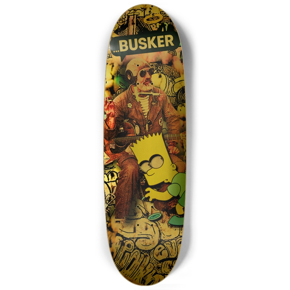 ...BUSKER House Egg Skateboard (Gold Foil)