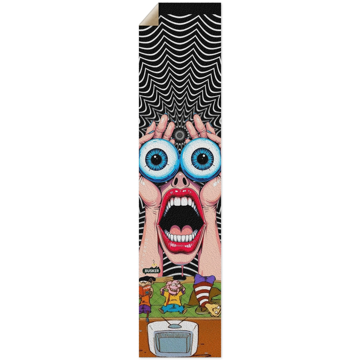 Ed,Edd,& Eddy ...BUSKER Longboard Griptape