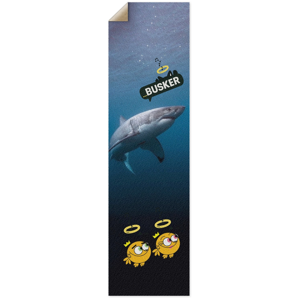 Fairly Odd Shark...BUSKER 10x36 Griptape