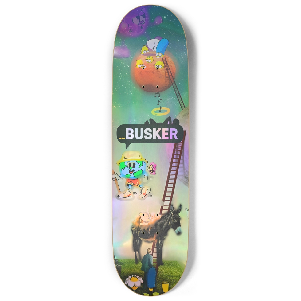 Climbing to School of Mines...BUSKER 9" Skateboard