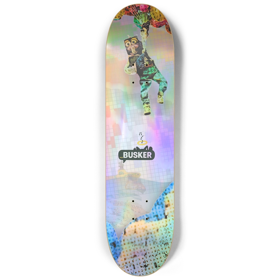 Up...Busker 8.25  Skateboard (Holographic)