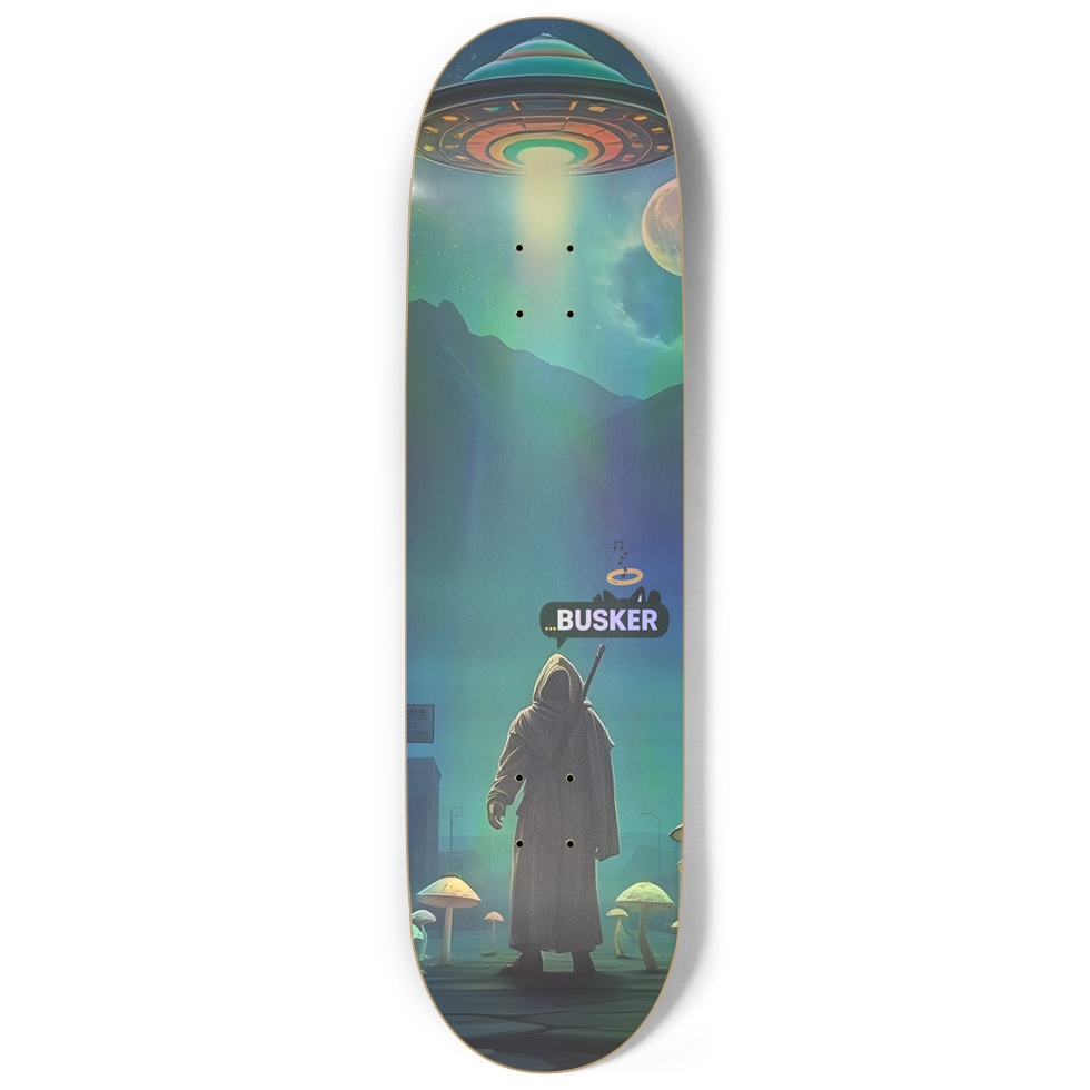 Donde ...BUSKER  9" Skateboard (Holographic)