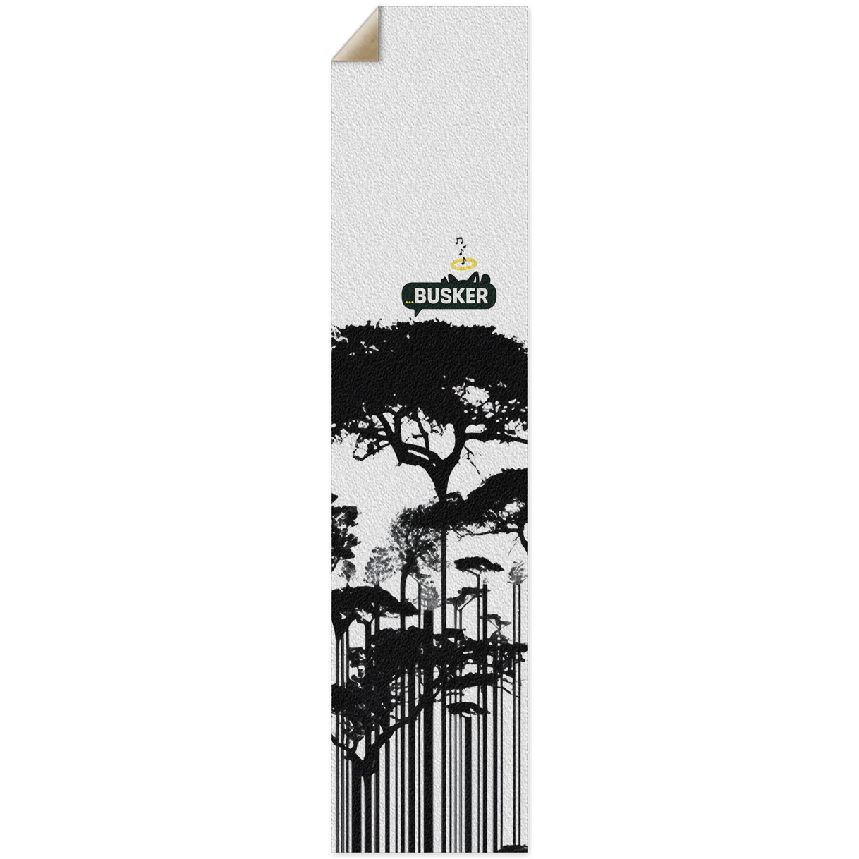 Tree Barcode...BUSKER Longboard Griptape
